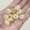 Bestseller transfronteiriço 18*8mm acrílico furo grande conta de ábaco fivela de paz pingente acessórios de vestuário DIY atacado