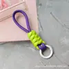 Cordão de Celular com Nó Colorido, Cordão Curto Trançado Criativo, Alça Destacável Anti-Perda para Capinha de Celular e Chaveiro, 12cm