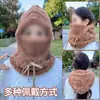 Sombreros de Nuevo Estilo para Hombres y Mujeres, Cálidos y a Prueba de Viento para Ciclismo, con Protección Gruesa para el Cuello Forrada de Felpa y Cubierta Facial Integrada