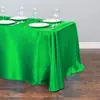 Fornecimento Exclusivo Transfronteiriço de Toalhas de Mesa, Caminhos de Mesa de Cetim Liso, Decorações para Festas de Casamento, Decorações de Mesa para Restaurantes de Natal