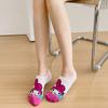 Calcetines Rosados de Algodón Peinado Transfronterizos para Mujer, Bajos, Delgados Estilo Verano, Lindos de Dibujos Animados Coreanos de Moda, Algodón Puro Antideslizantes, Calcetines Invisibles