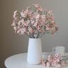 Simulação transfronteiriça longo ramo 3-pontas margarida pastoral pequeno fresco casa casamento decoração floral arranjo de flores simulação margarida