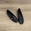 2026 Zapatos Individuales Cuadrados Retro Versátiles Camelia Slip-ons Suela Suave Tacón Grueso Trabajo Zapatos de Suela Suave Mocasines