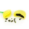 Colador de té de silicona Simois mini hoja verde limón colador de té en stock filtro de té bolsa de té de silicona