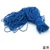 Cuerda elástica redonda de color sólido, accesorios de ropa, banda elástica, banda elástica de goma simple, cuerda elástica para la cintura, venta al por mayor