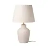 Lámpara de mesa de cerámica con flores y pájaros americanos modelo de hotel habitación de invitados lámpara de mesita de noche dormitorio lámparas decorativas creativas de diseñador para sala de estar