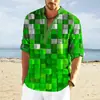 2024 moda casual transfronteriza temu solapa estampado 3D gato hombre manga corta camisa casual