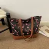 Moda Primaveral 2026 Bolso de Hombro Cruzado Simple de Moda Elegante con Estampado de Cerezas para Mujer
