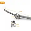 Suporte de parada aleatória em liga de zinco Haste Haste hidráulica Porta de armário para cima e para baixo Mecânico em forma de S Parada aleatória Acessórios para móveis