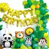 Decoración de cumpleaños para niños de celebridad en línea, diseño de escena, traje de globos de aluminio, decoraciones para fiesta de cumpleaños de hombres y mujeres