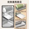 Escurridor de Platos Extraíble de Cocina, Gabinete Extraíble, Cesta Extraíble, Escurridor de Platos, Estante Almacenador de Platos Tipo Cajón, Escurridor