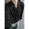 2026 HT26437, longitud extendida, camiseta de manga larga con cuello en V extragrande, tallas M-5X, HT26982 - Especial P21