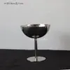 Estante para Cubiertos Plateado y Negro, Soporte de Exhibición para Postres, Mesa de Postres, Soporte de Exhibición Texturizado Estilo Dinero Antiguo de Metal, Plato para Frutas