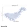 Horquilla Mariposa Cabello de Ciervo Colgante Molde de Silicona DIY Colgante Llavero Broche Delfín Ballena Molde de Pegamento