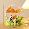Nova Pintura de Areia Chinesa da Sorte com Fluxo Contínuo Ampulheta 3D Artesanato em Liga Decoração de Mesa Ornamento Descompressor Presente para Amigos