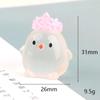 Luminoso Deus da Riqueza Frango Estéreo Resina Acessórios DIY Jóias Micro Paisagem Desktop Decoração Chaveiro Pingente Pingente