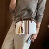 Bolso Cruzado de Hombro Único Estilo Americano 2026 Bolso de Mano para Viajes Cotidianos Bloqueo de Color de Moda Bolso Rad Rayas Versátil Diagonal Moda Femenina Nicho