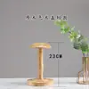 Perchero de Escritorio Perchero para Sombreros Tienda de Ropa Soporte para Sombreros de Madera Maciza Soporte Interno Soporte para Sombreros Molde para Cabeza de Ventana Set de Pelucas Estante de Exhibición