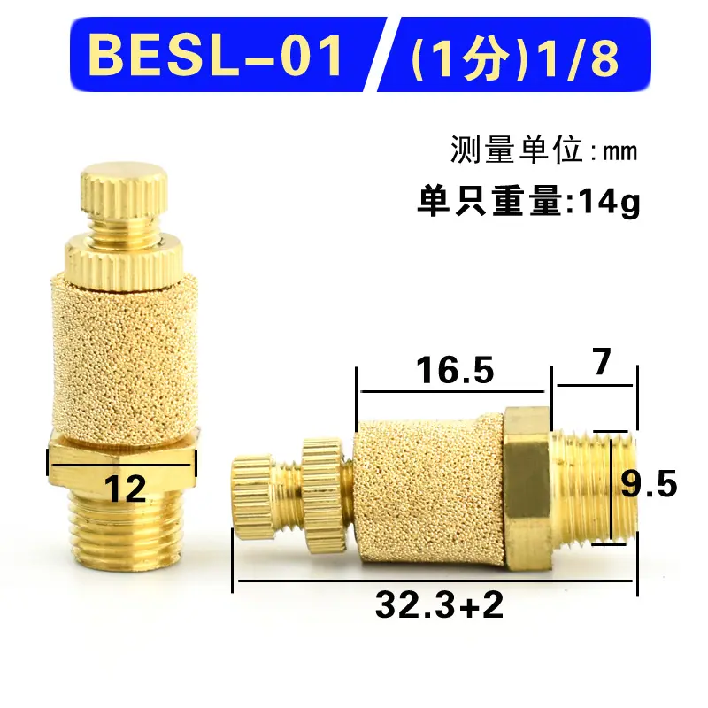规格选项-节流消声器1分