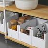 Caja de Almacenamiento de Plástico para Gabinete de Cocina Caja para Cajones de Cubiertos Estante para Especias Organizador de Ollas Caja de Almacenamiento para Utensilios de Cocina