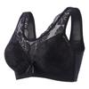 Novo sutiã de renda sem fio plus size feminino push-up ajustável anti-exposição fino respirável beleza top de tubo nas costas