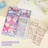 Pegatinas Luminosas en Relieve para Uñas de Dibujos Animados Lindas Sanrio 5D para Niños y Niñas Pegatinas Impermeables para Uñas