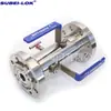 Válvula de bola doble DBB integral Válvula de bola doble de alta presión DBB 600LBRJ DN50