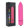 Vibrador de bala puntiagudo para mujeres adultas, dispositivo de masaje compacto multifrecuencia, juguete sexual erótico
