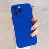 Nova capa fosca para celular Apple 15ProMax 14plus soft XR Advanced Blue 8p cor sólida 12mini