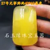 Cera de abeja al por mayor fluorescente flotante agua salada mango de cera de abeja colgante Hu cera de abeja color amarillo aceite de pollo colgante Buda Guanyin cabello de cera de abeja vieja