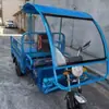 Triciclo Toldo de Cabine Transparente Proteção Solar à Prova de Chuva Chapa Frontal do Carro Vidro Temperado Toldo de Chuva Elétrico Espessado