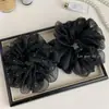 Exquisita Banda para el Cabello de Estrella con Puntos de Diamante Cuerda para Cola de Caballo de Malla de Encaje Nueva de Blogger Cuerda para el Cabello con Bola para Mujer
