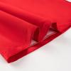 Vestido de Verano para Mujer Estilo Europeo y Americano 2024 Nuevo Rojo Cuello Alto Decorado con Lazo 1102