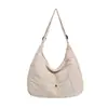 Bolsa de Tela Ligera Estilo Coreano para Mujer 2026 Nueva Moda Versátil Bolsa Dumpling Bolsa para Estudiante Clase Bolso Cruzado Ligero Casual