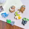 Llavero Colgante DIY de Dibujos Animados Shanhaijing Pegamento de Crema Funda de Teléfono Pasador Flor de Zapato Decoración Accesorios de Resina