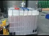 Tambor Cuadrado de 1 Tonelada con Mezclador, Mezclador Eléctrico Químico de Corte de Fertilizante de Doble Puerto, Tambor de Tonelada IBC