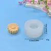 Molde Decorativo Pequeno em Formato de Coração com Margaridas e Furos DIY Difusor de Ar para Carro Pedra Difusora Molde de Silicone