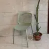 Cadeiras de Plástico para Negociação Eames Atacado, Cadeiras de Jantar Criativas Nórdicas com Pés de Madeira de Faia, Cadeiras de Café, Cadeiras de Jantar de Lazer para Uso Doméstico