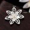 Zhongxing estilo antigo flor suporte espaçador pulseira diy acessórios cor retendo prata flor tampa bead suporte frisado pulseira acessórios espaçador contas