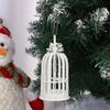 Decoraciones para Árbol de Navidad de Venta Caliente Transfronteriza: Reno, Alas de Ángel, Jaula de Pájaros Creativa, Estrella Hueca de Cinco Puntas, Navidad Blanca