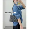 Bolso con Patrón de Diamantes, Bolso de Almohada para Debajo del Brazo, Bolso Tofu, Bolso Cubo Cruzado de un Solo Hombro, Bolso Japonés para Mujer, Bolso Cuadrado Pequeño, Versátil