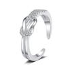 Anillo Abierto para Mujer Transfronterizo Amazon Japón y Corea del Sur Anillo de Dedo Ins Diseño Nicho S Moda Tendencia Simple Personalidad Anillo