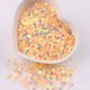 2mm 3mm 4mm Dorado Liso PVC Redondo Alto Brillo Cuentas para Uñas Relleno de Arcilla de Cristal en stock
