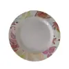 Pedido extranjero alto valor de color rosa melamina meinai taza plato de postre 8 pulgadas disco grueso sala hotel plato para comida fría