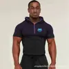 Chaqueta de piel Venum para hombre con capucha, diseño de media cremallera, secado rápido, transpirable, elástica, para entrenamiento físico y protección solar