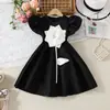 Vestido de princesa infantil de comercio exterior, vestido para niñas, vestido para interpretación de piano, vestido de novia para niña de las flores, banquete de cumpleaños y aniversario para niñas pequeñas.