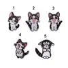 Parches de Tela de Dibujos Animados Lindos y de Moda al por Mayor para Ropa y Zapatos, Parches Pequeños Bordados Autoadhesivos, Parches Decorativos para Chaquetas Acolchadas