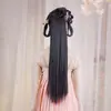 Peruca Kony, Peruca de Traje Antigo, Extensões de Cabelo Cornrow, Extensões de Cabelo Levemente Enrolado, Peças de Peruca Hanfu, Extensões para Penteado de Traje Antigo