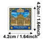 Compra Directa Transfronteriza de 50 Piezas de Set de Pegatinas de Edificios Emblemáticos del Mundo, Souvenir de Viaje Vintage, Decoración para Maleta y Diario