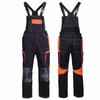 Macacão Masculino Calça com Suspensório Multi-bolsos Resistente ao Desgaste Calça de Proteção do Trabalho Fixador para Reparo Automotivo Soldador Calça com Suspensório